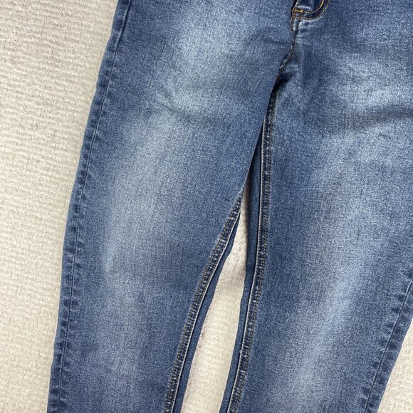 Womens Jeans N89 Obey Propaganda Stretch Blue Sz 28 Tight Straight Leg - Picture 3 of 16